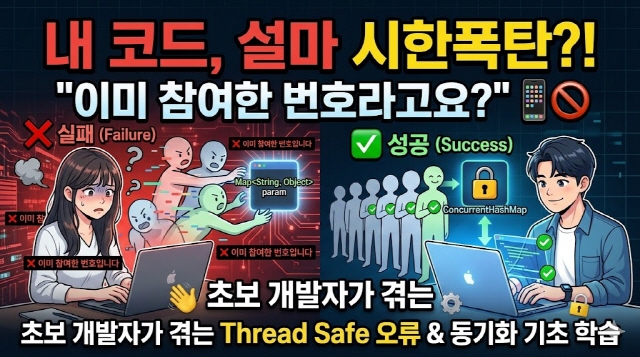 초보 개발자를 위한 JSP - Thread Safe와 동기화 가이드 썸네일