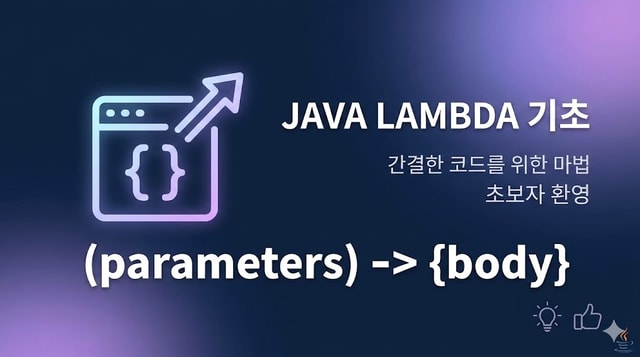 자바 람다(Lambda) 기초 썸네일