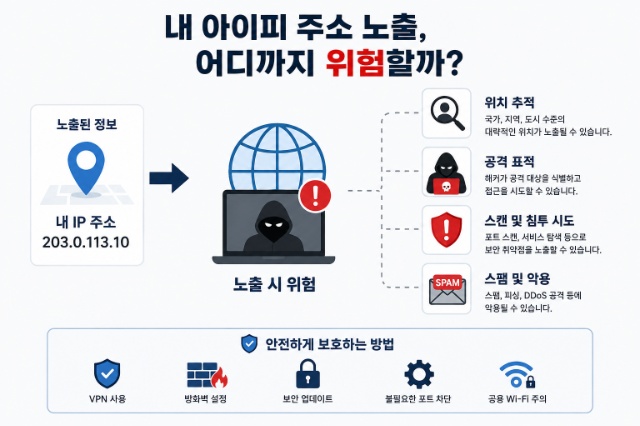 내 아이피 주소 노출, 어디까지 위험할까? 썸네일
