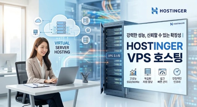 나만의 클라우드 서버 구축: Hostinger 가상 사설 서버(VPS) 활용 완벽 가이드 썸네일