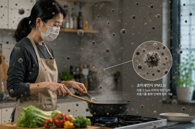 집밥의 숨겨진 위험? 요리 연기가 치매를 부른다!